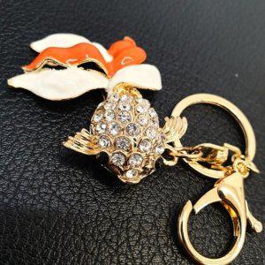 키링 열쇠고리 재물이 키홀더 잉어 팍팍