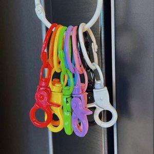 키링 9색상 컬러 5p 오링 타고리 랍스타고리