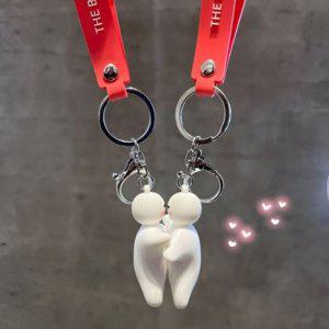 키링 우정템 귀여운 백참 커플 자석키링 열쇠고리 허그