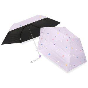 미피 플라워 암막 코팅 3단 슬림 양우산-라벤더