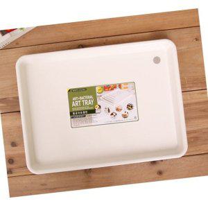 항균 아트 쟁반 1P 324x239mm 트레이 음식받침대 주방