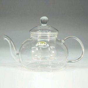 (티세라) 원형 거름망 유리다관 600ml 유리주전자 유리티포트