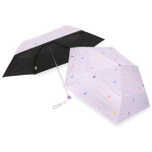 미피 플라워 암막 코팅 3단 슬림 양우산-라벤더