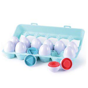 매직인펀 감각발달완구 색깔 도형 맞추는 계란담기 놀이 도형끼우기 유아 장난감