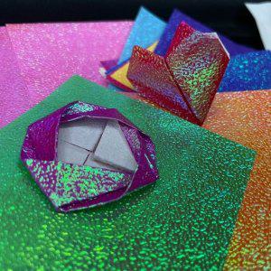 대용량색 접기 유치원 공예색 학 컬러색 반짝이