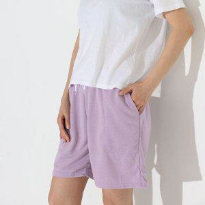 와이드팬츠 밴딩바지 슬랙스 여성바지 4부반바지