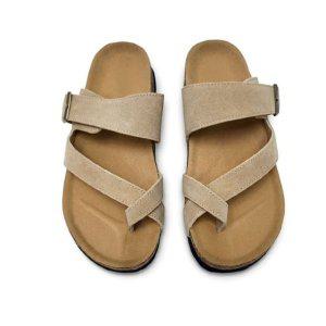 엄지 발가락 스트랩 남녀공용 버클슬리퍼 커플슬리퍼