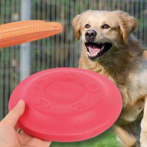 EVA 강아지 놀이 원반 대형 물그릇겸용 애견토이 프리스비
