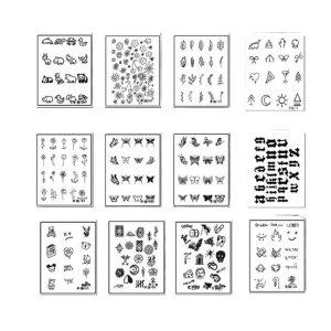 타투 스티커 문신 판박이 헤나 패션 분장소품 데이 파티 할로윈