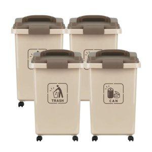 분리수거통 관공서 분리수거함 대형 베이지휴지통 예쁜휴지통 대용량