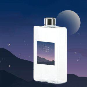 투명 물병 보틀주문제작 마이보틀 가벼운 사각 500ml 텀블러