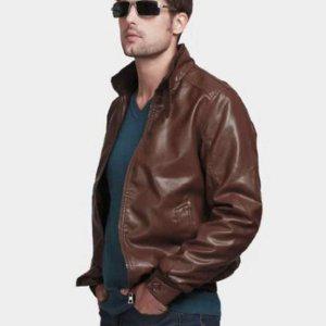 점퍼 가죽 남성 오토바이 남자 가을 소가죽 바이커 블랙 상의