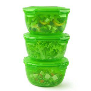 그린박스 신선 야채 보관용기 상추 샐러드통 미라클락 1700ml