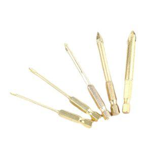 금색 전동드릴비트 육각비트 세트 콘크리트 화강암 목재 만능 5P