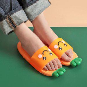 당근슬리퍼 캐릭터 귀여운 여름 실내화 사무실 물놀이 욕실화 학교