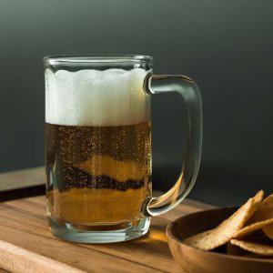 레트로 맥주잔 빈티지 유리컵 500ml 아이스맥주잔 예쁜컵 투명컵