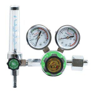 질소 조절기 유량계 압력 게이지 용접