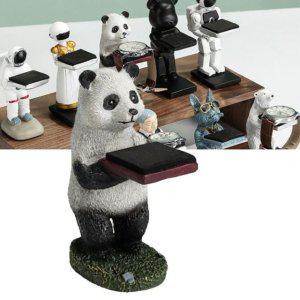 시계 스탠드 시계거치대 받침대 보관함 캐릭터 PANDA BEAR 시계 진열대