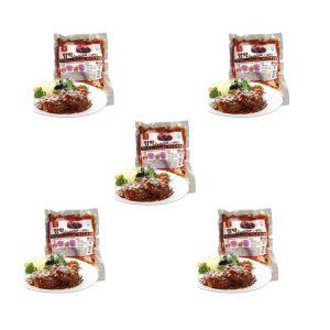 함박스테이크 캠핑 돼지 스테이크 냉동 5개 패티 떡갈비