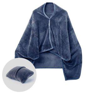 캠핑 극세사 무릎 망토형 쿠션담요 밍크담요 블랑켓