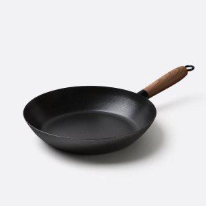 궁중팬 캠핑무쇠팬 우드손잡이 주물프라이팬 인덕션 24cm