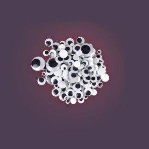 움직이는 눈알 스티커 인형눈알 재료 꾸미기 교육완구 인형눈 100P