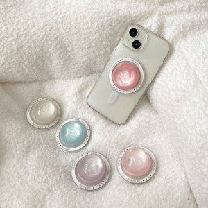 하트 자석 그립 구슬 마그네틱 대리석 스톤 스티커 원형 스마트톡