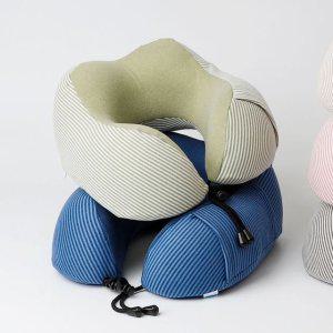 메모리폼 여행용 비행기 차량용 기내 베개 낮잠베개 파스텔 컬러 목쿠션