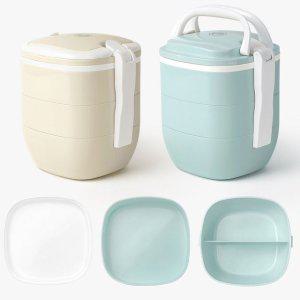 도시락통 도시락세트 샐러드통 칸막이용기 모던 세트 반찬용기