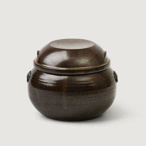 전통 옹기 숨쉬는 소금단지 항아리 3호 현관 풍수지리 양념통 장독