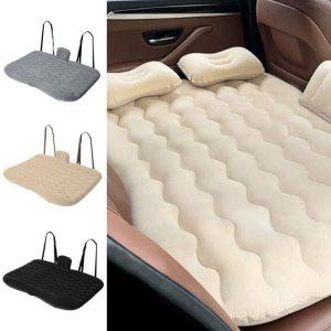 차량용 방수 트렁크 자충 에어매트 캠핑 블랙