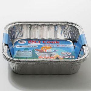 판다쿡 캠핑냄비 탕용기 일회용 캠핑 은박 냄비 한강라면 그릇 2호