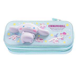 JMds 나라 필통 시나모롤 스퀴시 2단 펜슬케이스