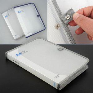 A4 똑딱이 파일케이스 반투명 플라스틱 화일케이스