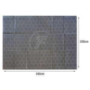 240cm X 200cm 그레이 13T 두꺼운 캠핑 발포매트 접이식 돗자리