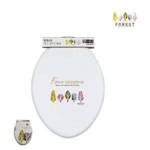 변기시트커버 뚜껑 온열시트 교체 일회용 무소음 극세사 양변기 하드 변기커버 중 O형
