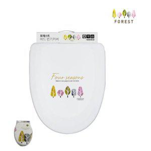 변기시트커버 뚜껑 온열시트 교체 일회용 무소음 극세사 양변기 하드 변기커버 특 O형