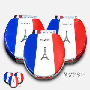 변기시트커버 뚜껑 온열시트 교체 일회용 무소음 극세사 양변기 변기커버 O형색상랜덤1p