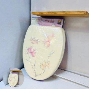 변기시트커버 뚜껑 교체 일회용 무소음 극세사 양변기 쥬얼리 라비아 변기커버 O형 특대베이지