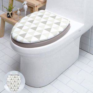 변기시트커버 뚜껑 교체 일회용 무소음 극세사 양변기 트라이앵글 소프트 변기커버 O형 대형