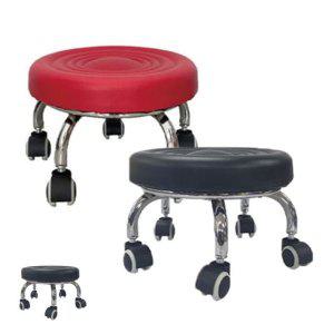 바퀴의자 앉은뱅이 자세 무릎 바닥 기도 좌식 앉는 작업 W 동글뱅이 의자 색상랜덤