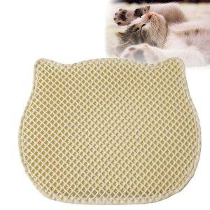 고양이 매트 캣매트 발판 패드 벌집 모래매트 베이지
