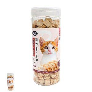 냥이간식 트릿 수수펫후드 건조 야채간식 펫츠홈 고양이 동결건조 올가트릿 75g 닭가슴살