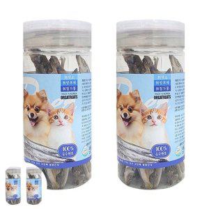 냥이간식 트릿 수수펫후드 건조 야채간식 펫츠홈 고양이 동결건조 올가트릿 열빙어 60g x2