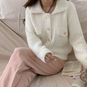 겨울점퍼 봄블라우 여친룩블 2칼라 자켓 기본셔