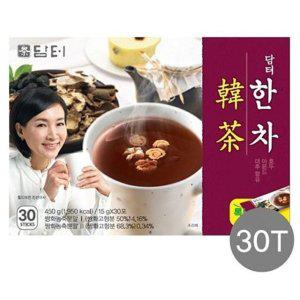 담터 한차 30T 구수한 티백 전통차 티
