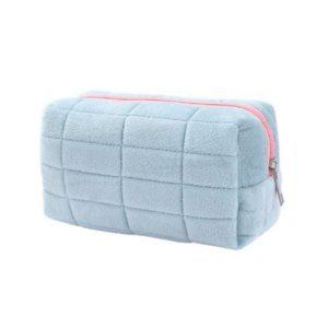 화장품 퀼팅 대용량 수납 메이크업 패딩 학생용 파우치 휴대용