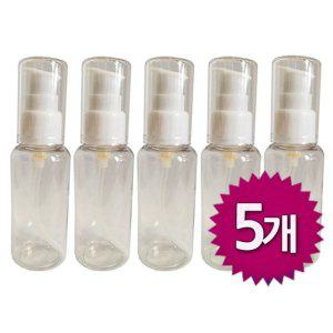 화장품 스프레이 공병 60ml 5개 플라스틱 빈통 스프레이용기 소분통