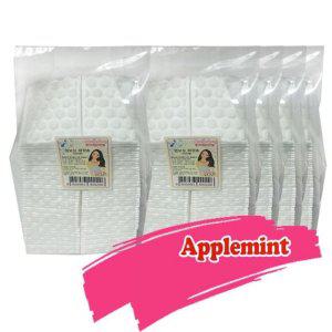 엠보싱 화장솜 대용량 500매 순면 화장패드 민트 피부관리