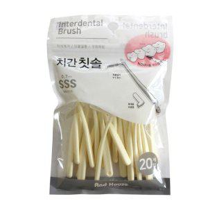 치간칫솔 20P 위생덮개 덴탈픽 치간치실 잇몸건강 구강관리 치아관리